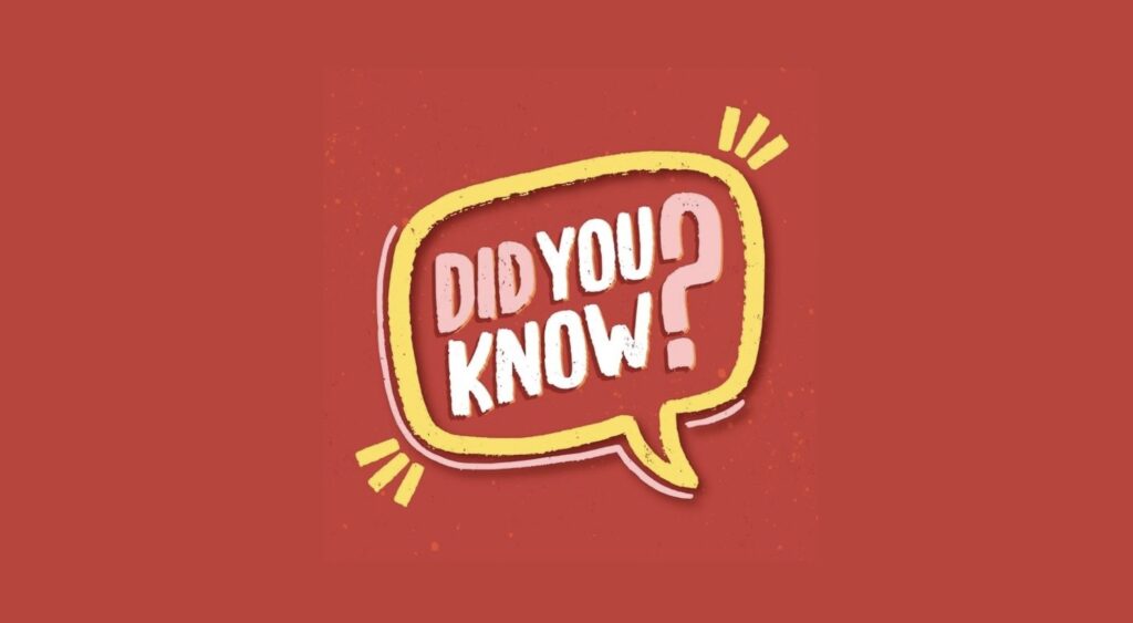 Did you know!